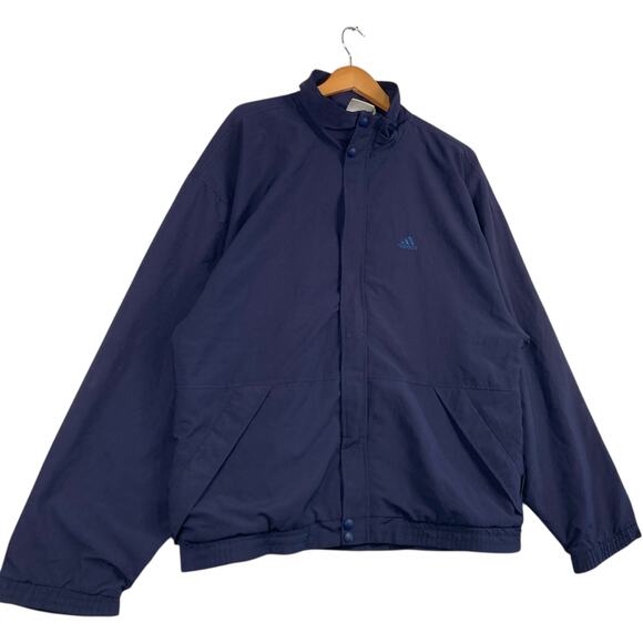 Vintage Adidas Mini Logo Full Zip Light Jacket L - Picture 4 of 7